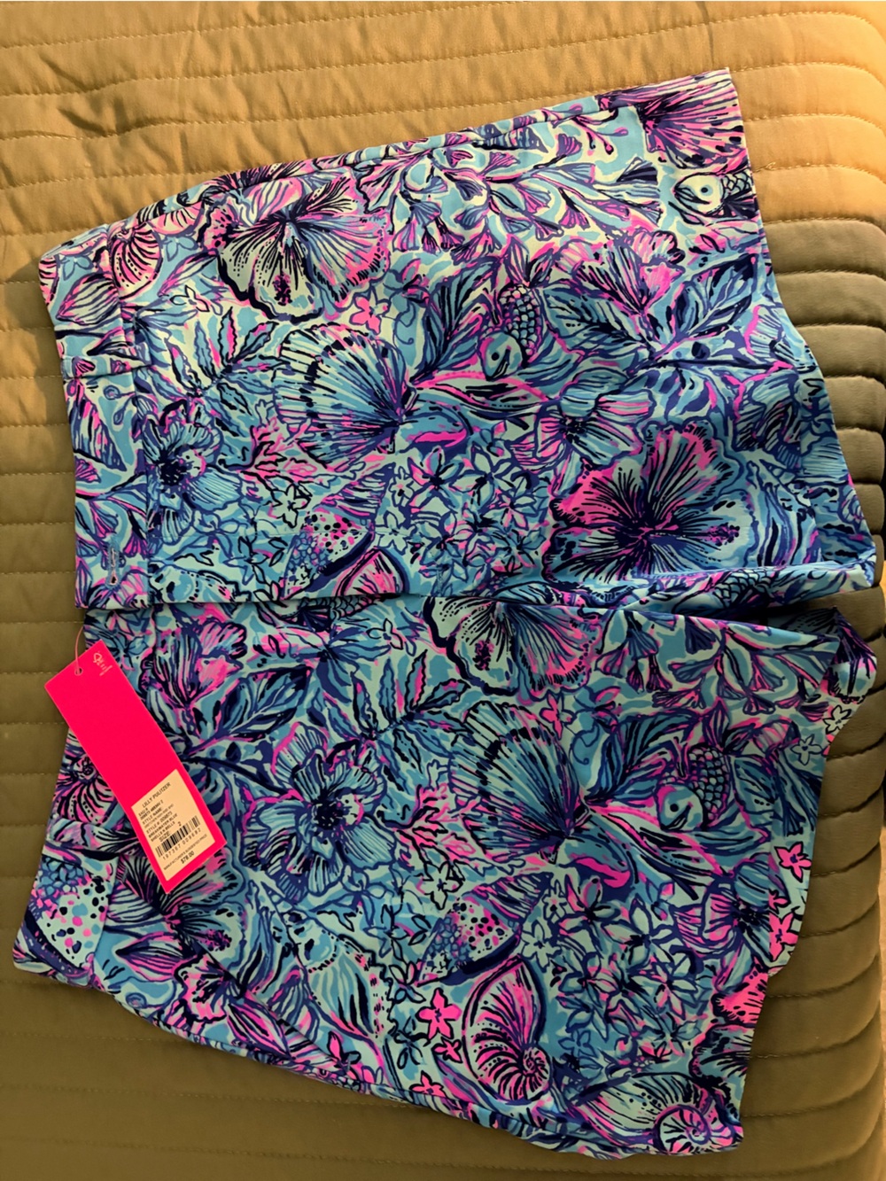 NWT Lilly Pulitzer Callahan Shorts – Fished My Wish – Size 2